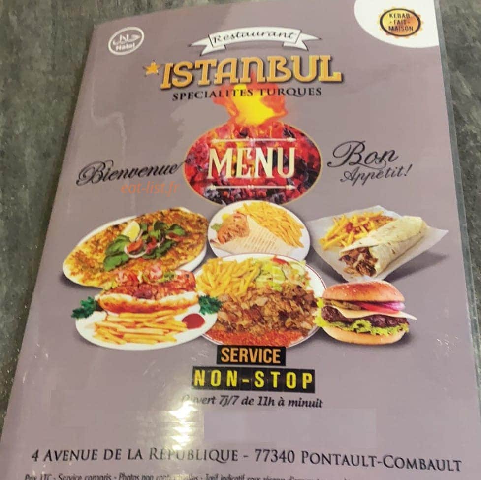 Istanbul Kebap — carte page 1