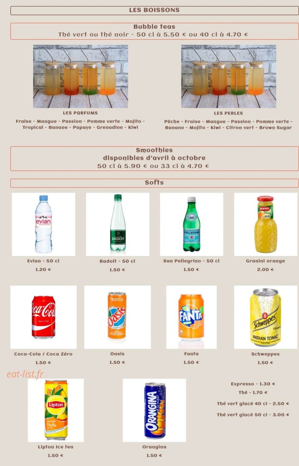Kwao Thai — carte page 4