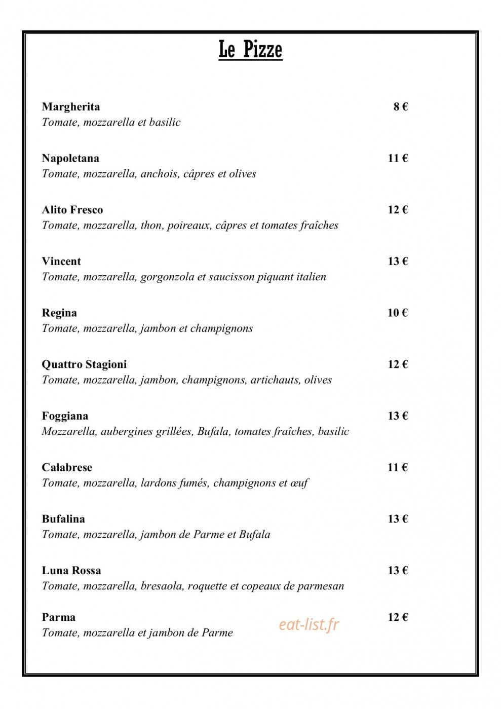 Luna Rossa — carte page 1