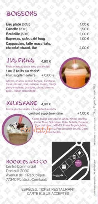 Noodles & Co — carte page 6