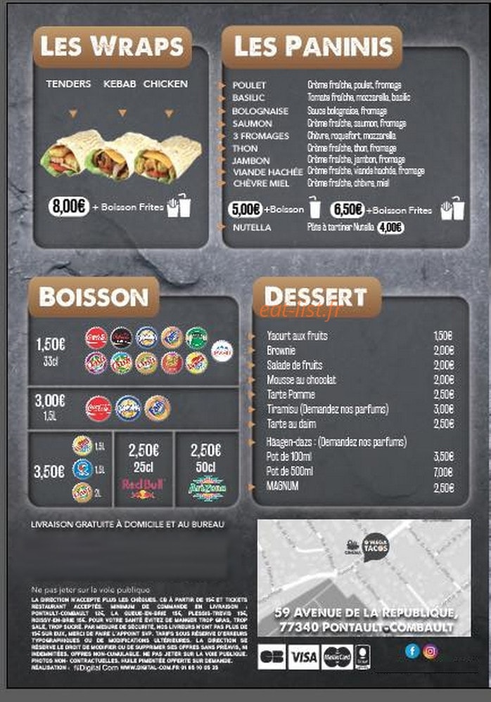 O'mega Tacos — carte page 4