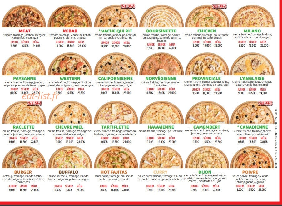 Pizza Hotimes — carte page 3