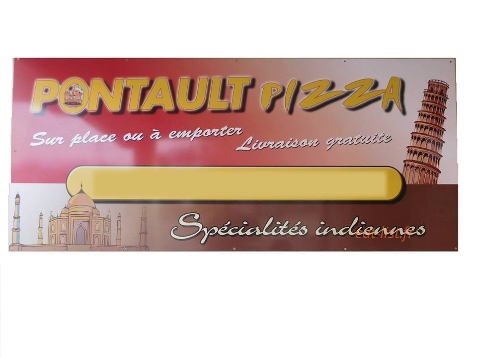 Pontault Pizza — carte page 1