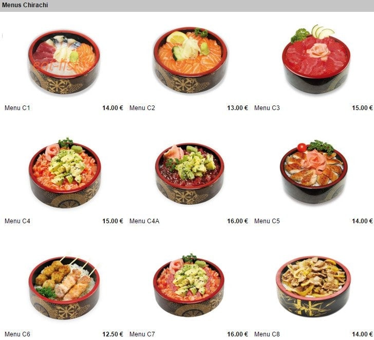 Pontault Sushi — carte page 6