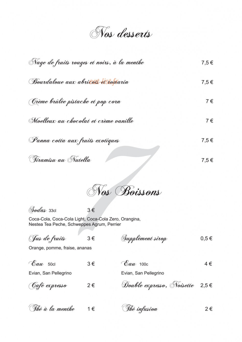 Seven — carte page 4