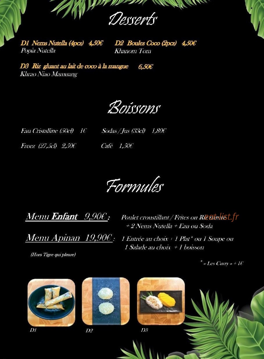 Baan Pinok — carte page 4