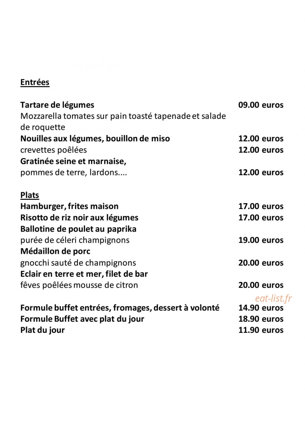 O resto bio — carte page 1