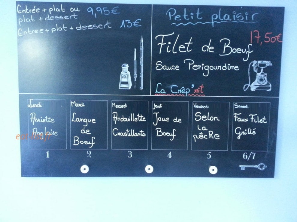 La Crep'Rit — carte page 1