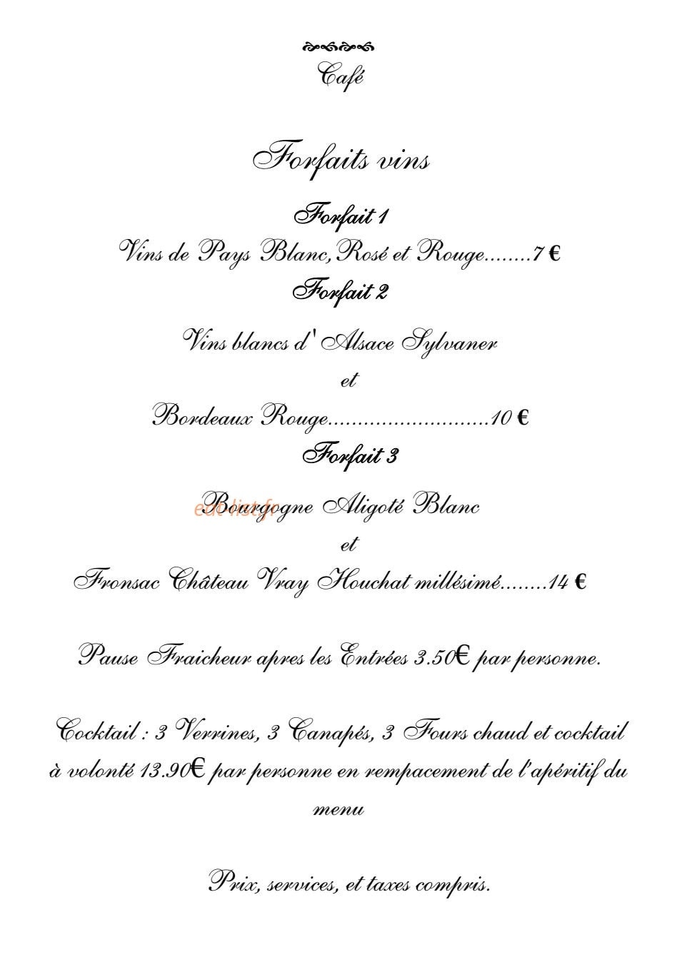 Les Billettes — carte page 10