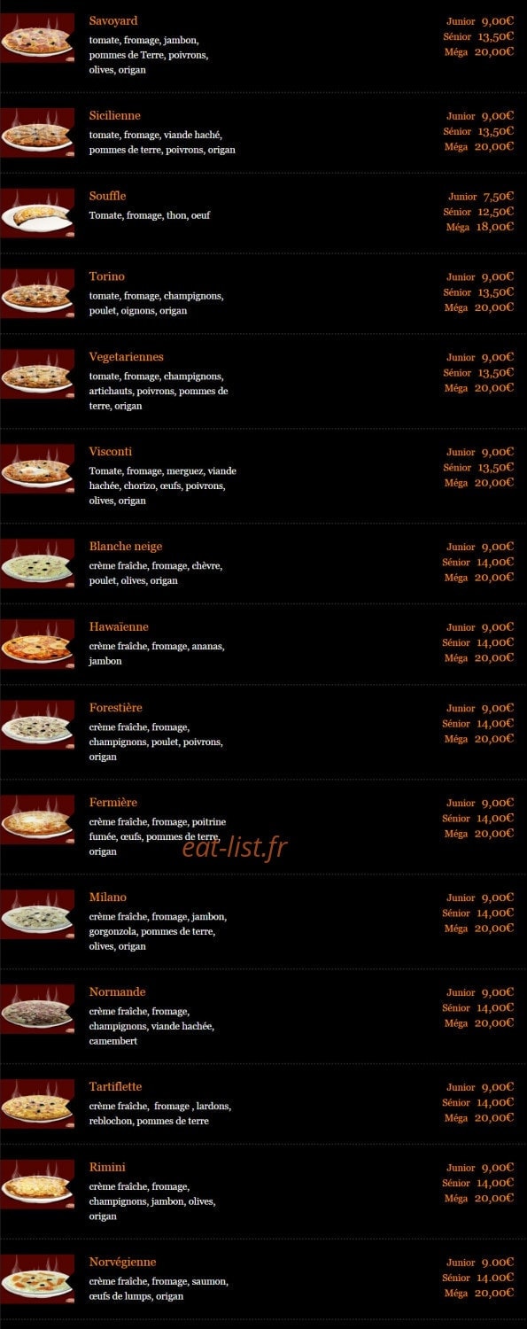 Pizza Visconti — carte page 2