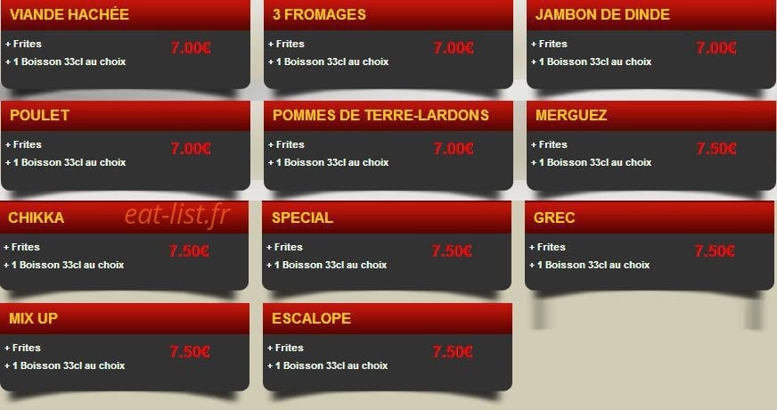 Andiamo Pizza — carte page 11