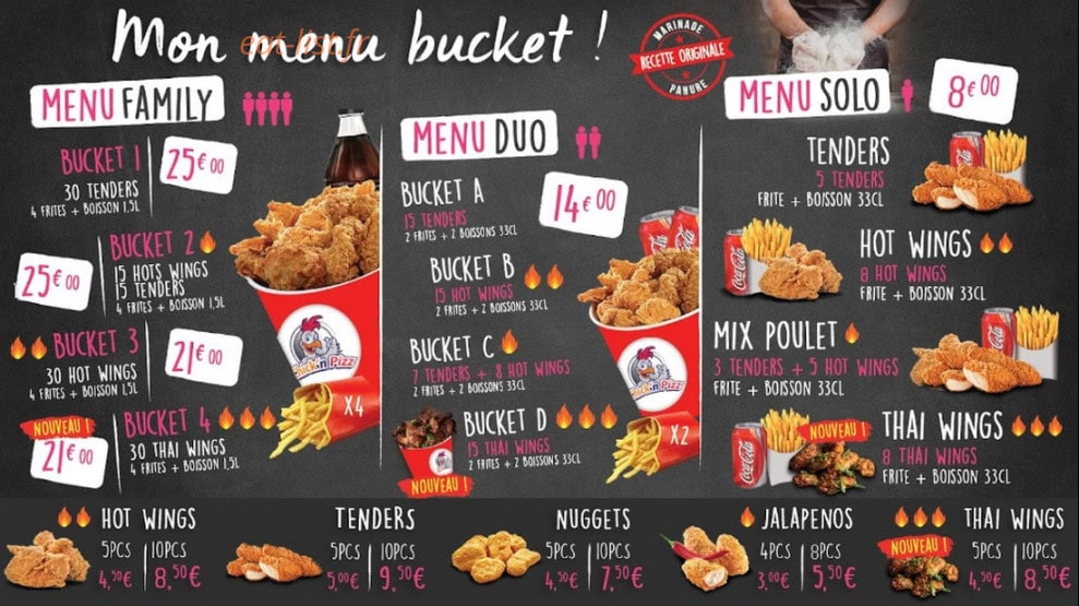 Chicken Thai — carte page 2