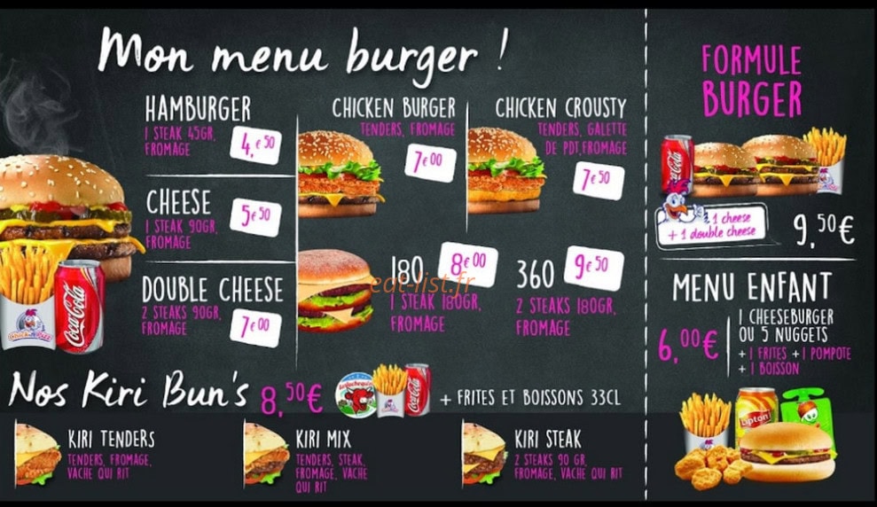 Chicken Thai — carte page 4