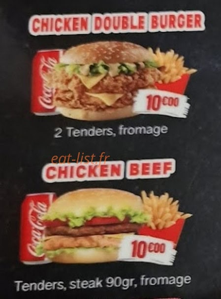 Chicken Thai — carte page 6
