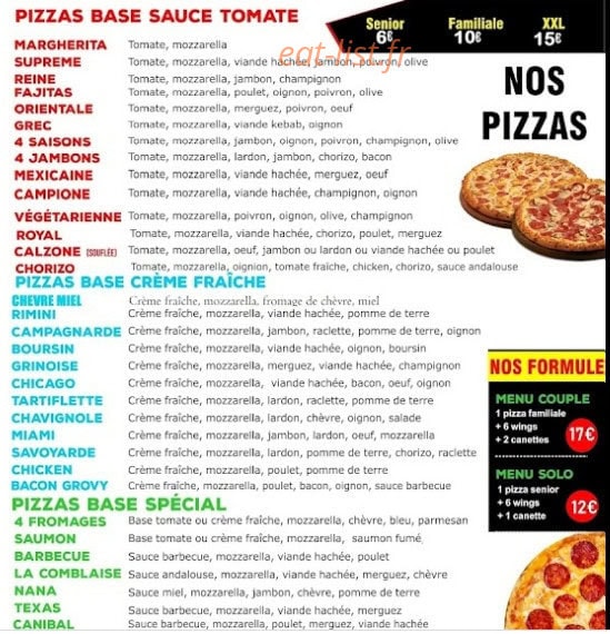 Street food — carte page 5