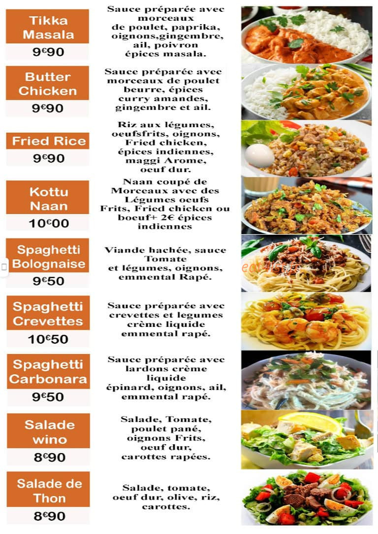 Wino — carte page 2