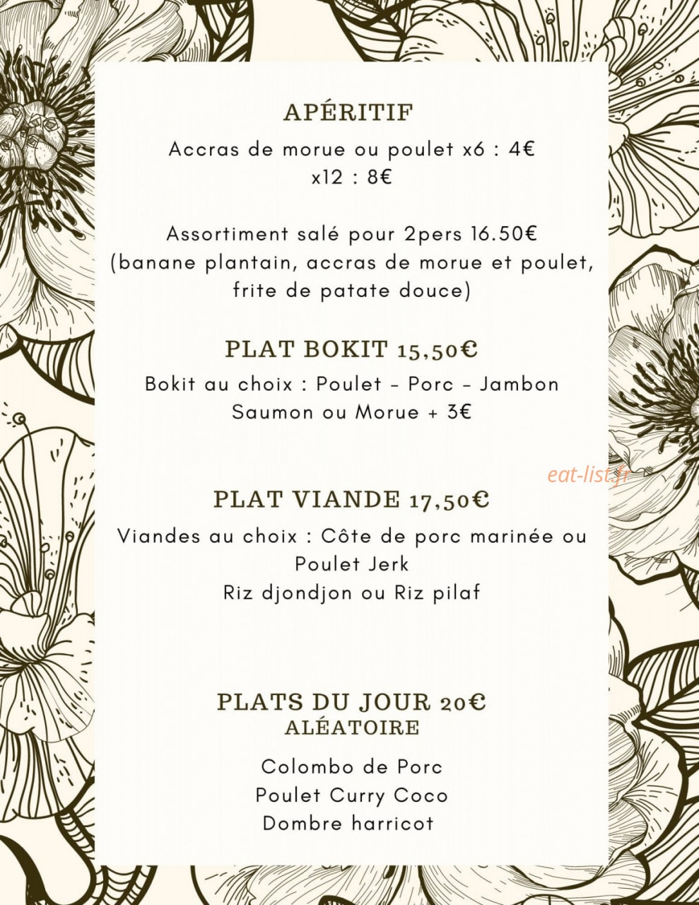 LaCasaCréole — carte page 4