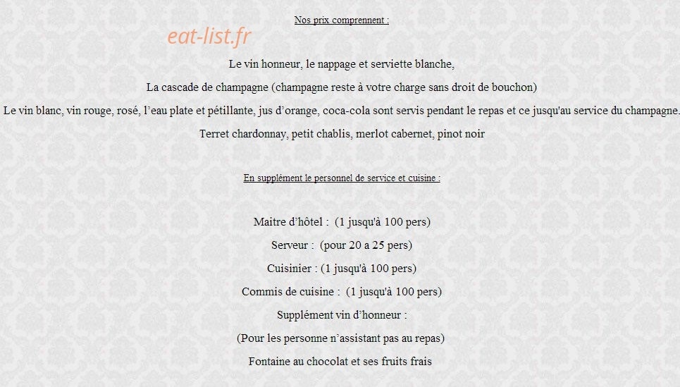 L'Escale gourmande — carte page 9