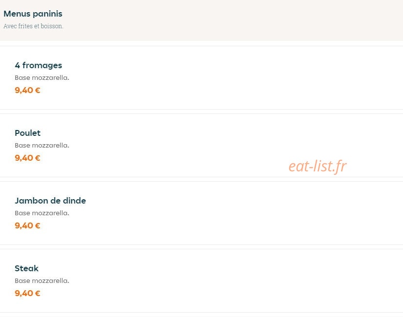Am Delices — carte page 3