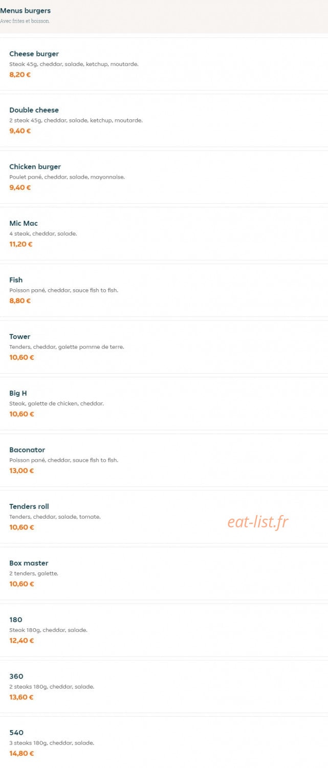 Am Delices — carte page 2