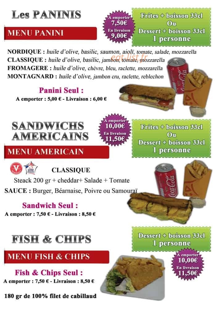 Majila Pizza & Burger — carte page 4