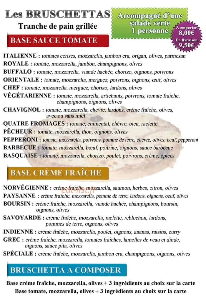 Majila Pizza & Burger — carte page 3