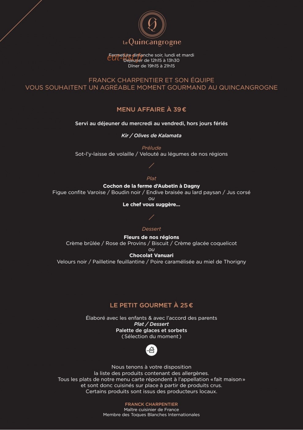 Le Quincangrogne — carte page 1