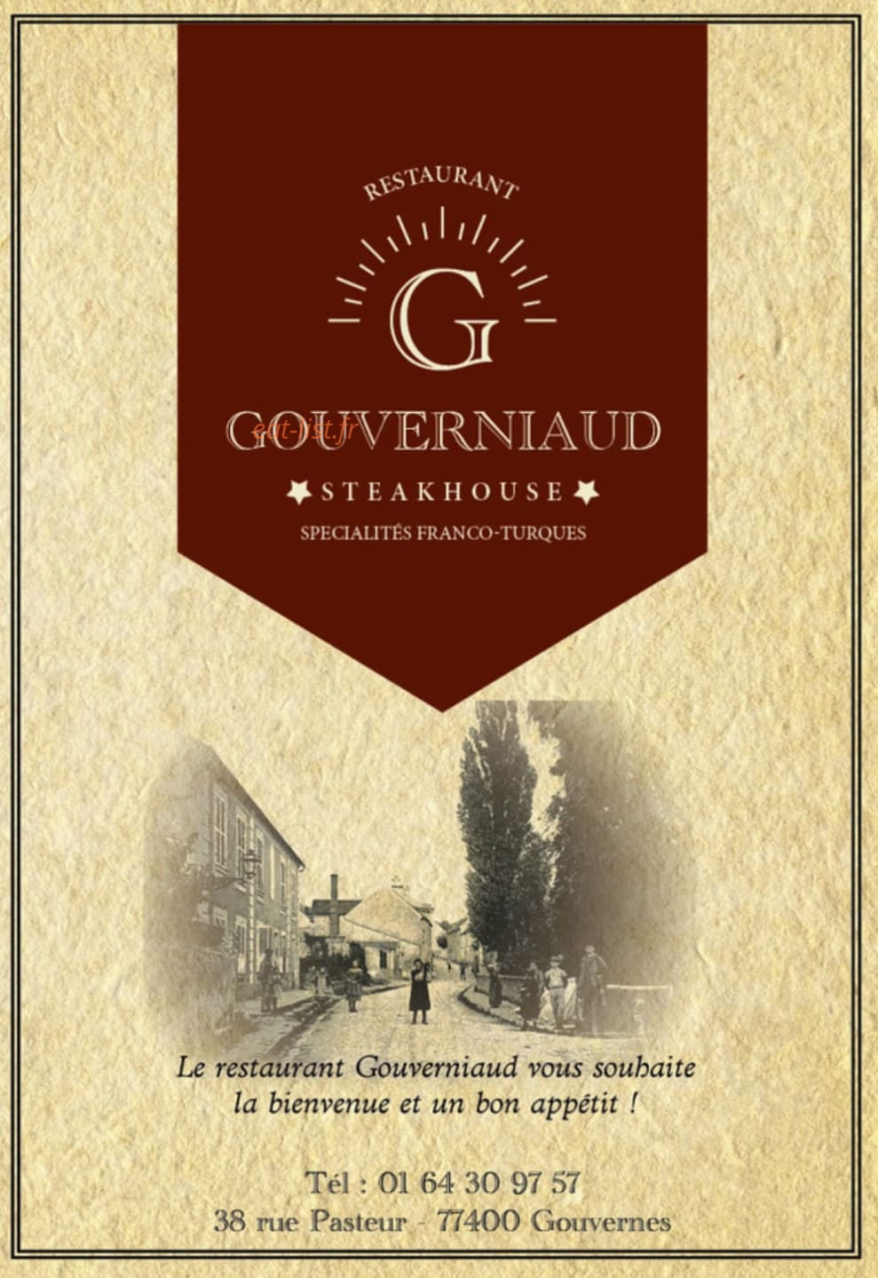 Au Gouverniaud — carte page 1