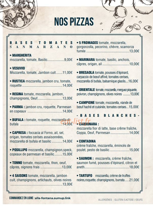Bella Napoli — carte page 1