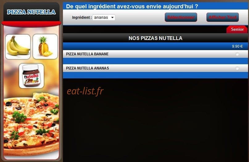 Buzz Pizza — carte page 6