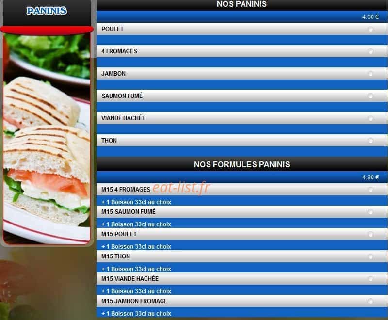 Buzz Pizza — carte page 10