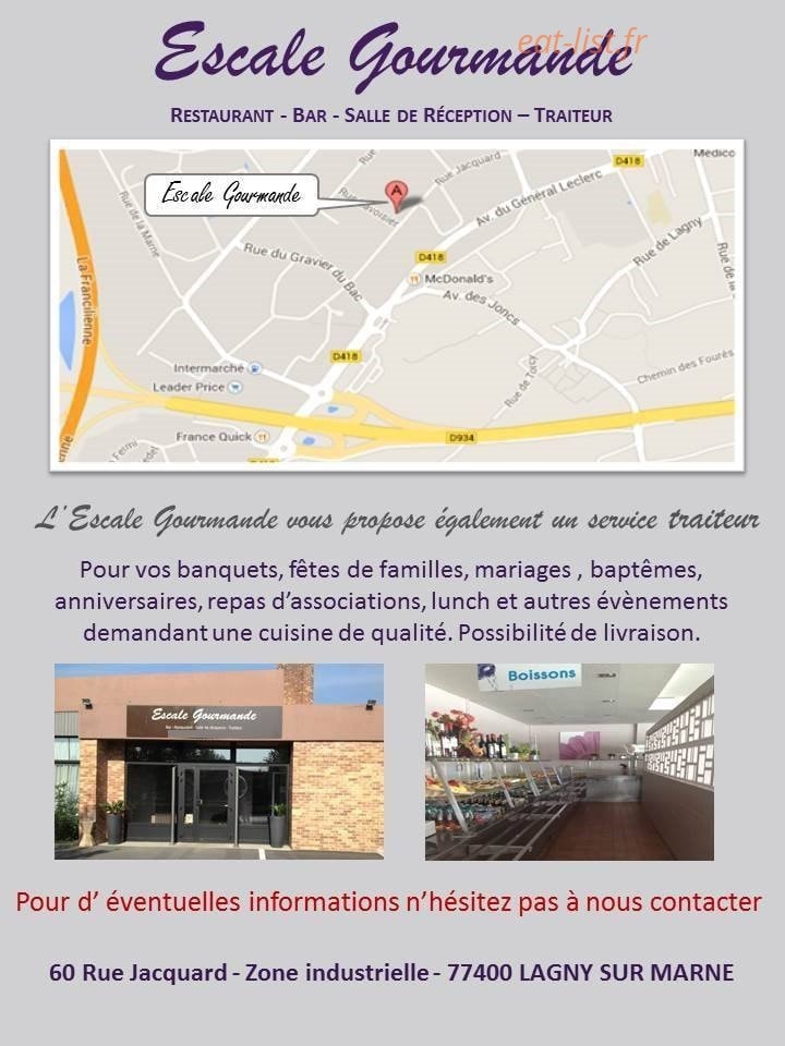 Escale gourmande — carte page 2