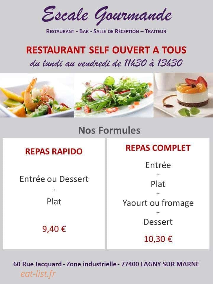 Escale gourmande — carte page 1