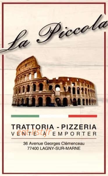 La Piccola — carte page 1