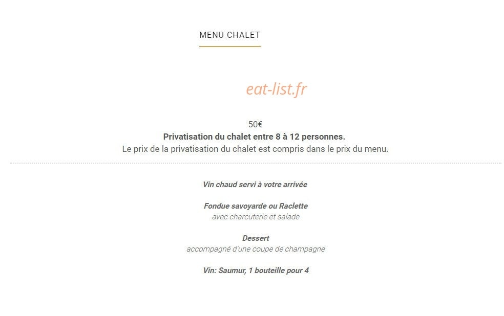 La Villa — carte page 7