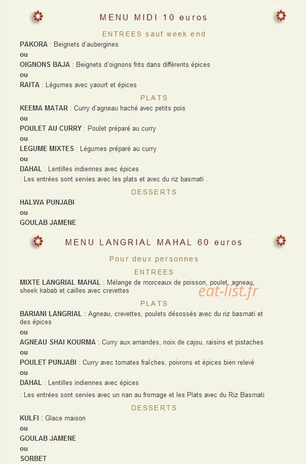 Langrial Mahal — carte page 4