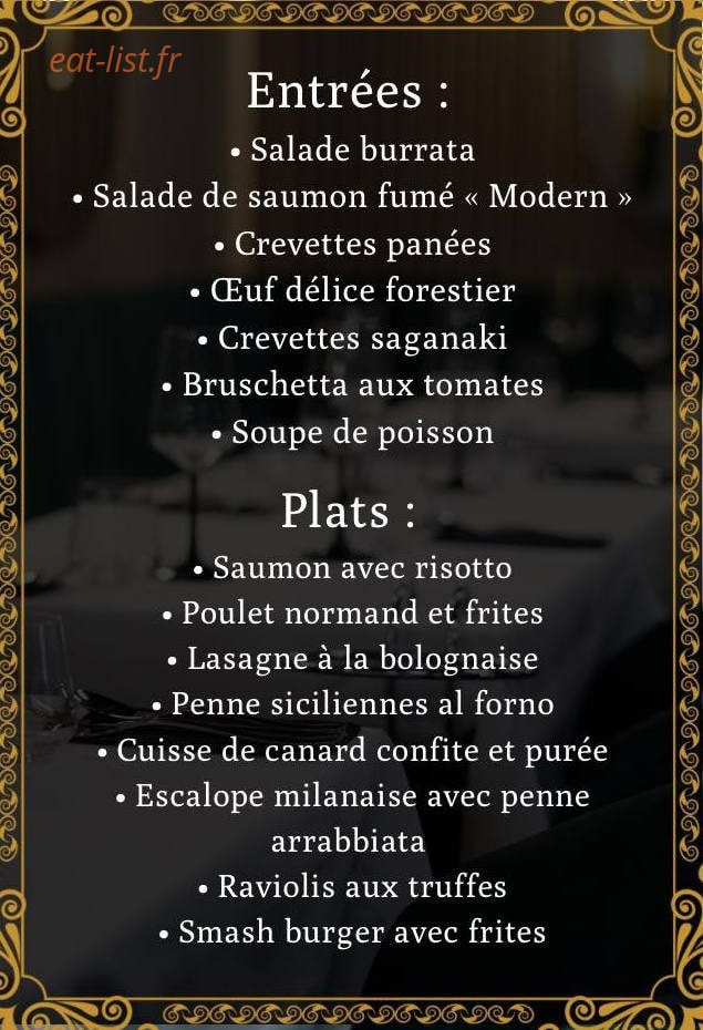 Modern — carte page 1