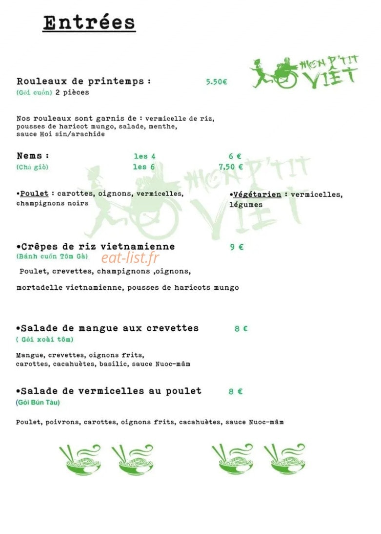 Mon P'tit Viêt — carte page 1
