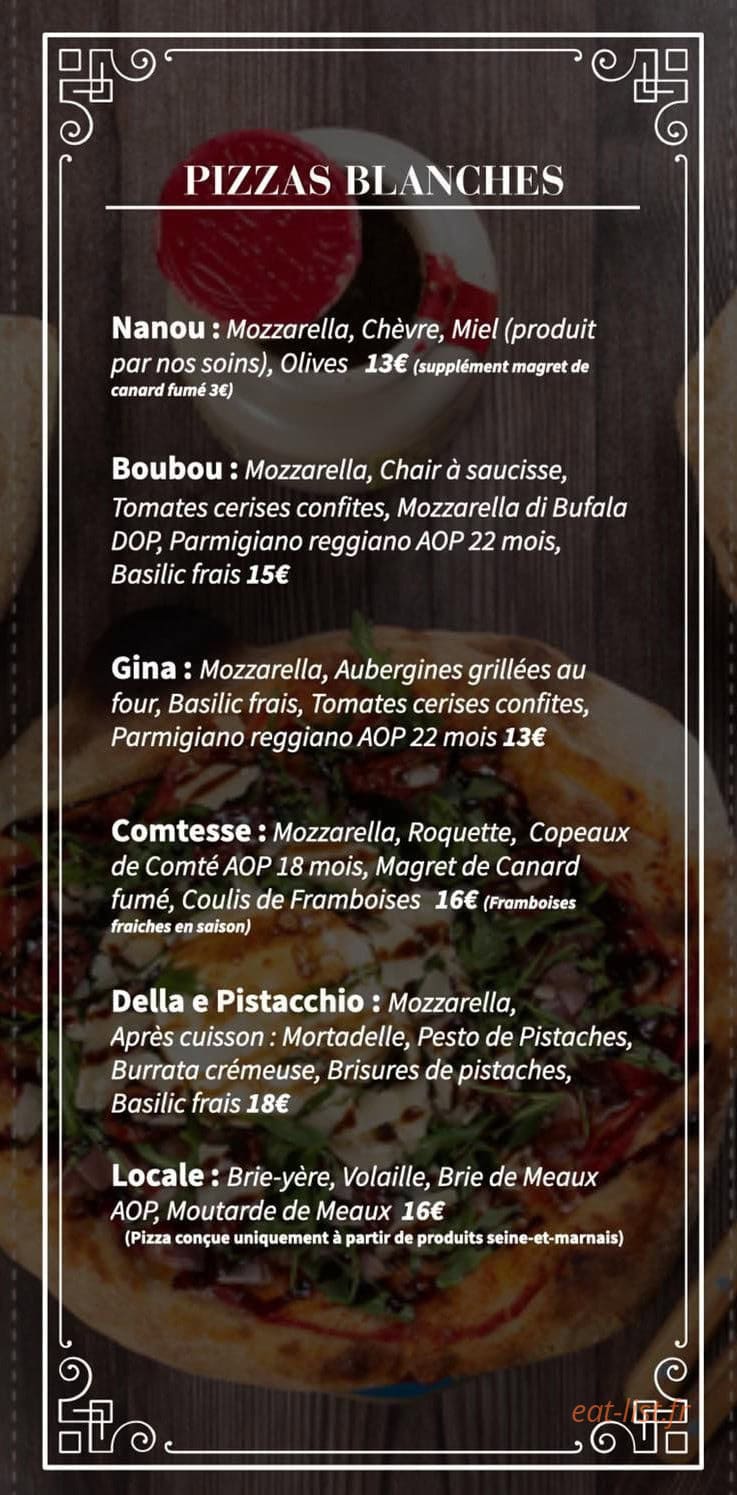 Passo Pizza — carte page 2