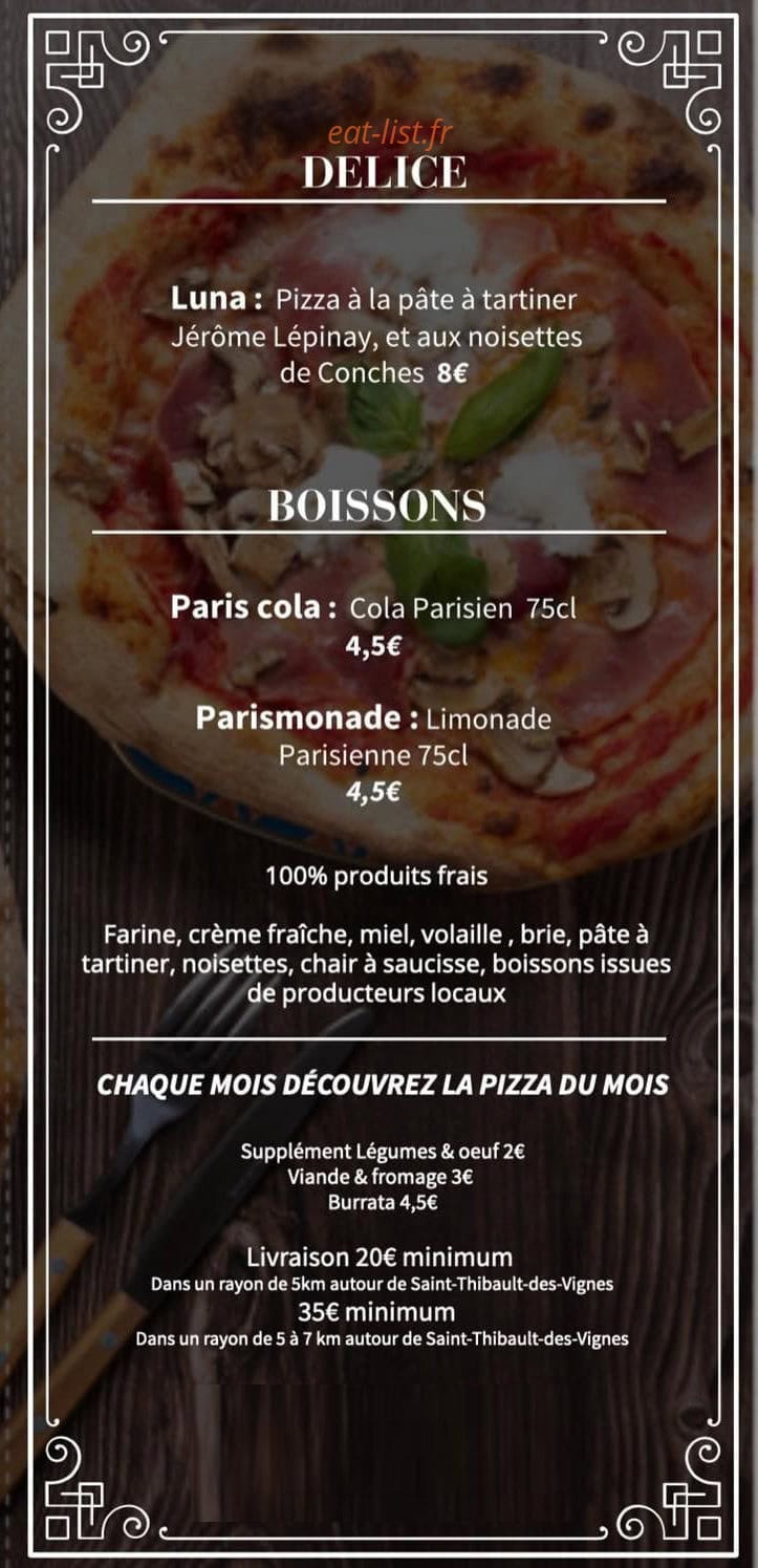 Passo Pizza — carte page 4