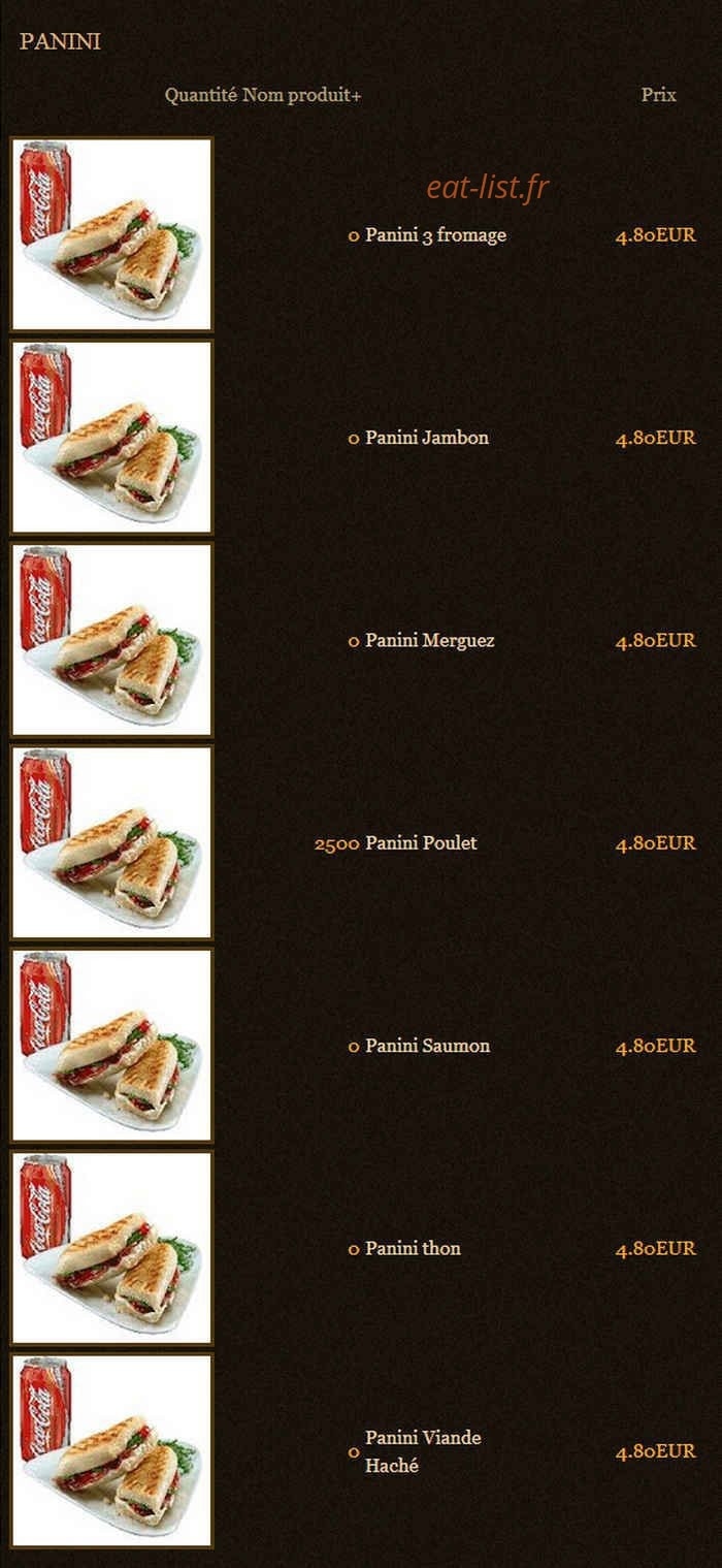 Perfetto Pizza — carte page 5