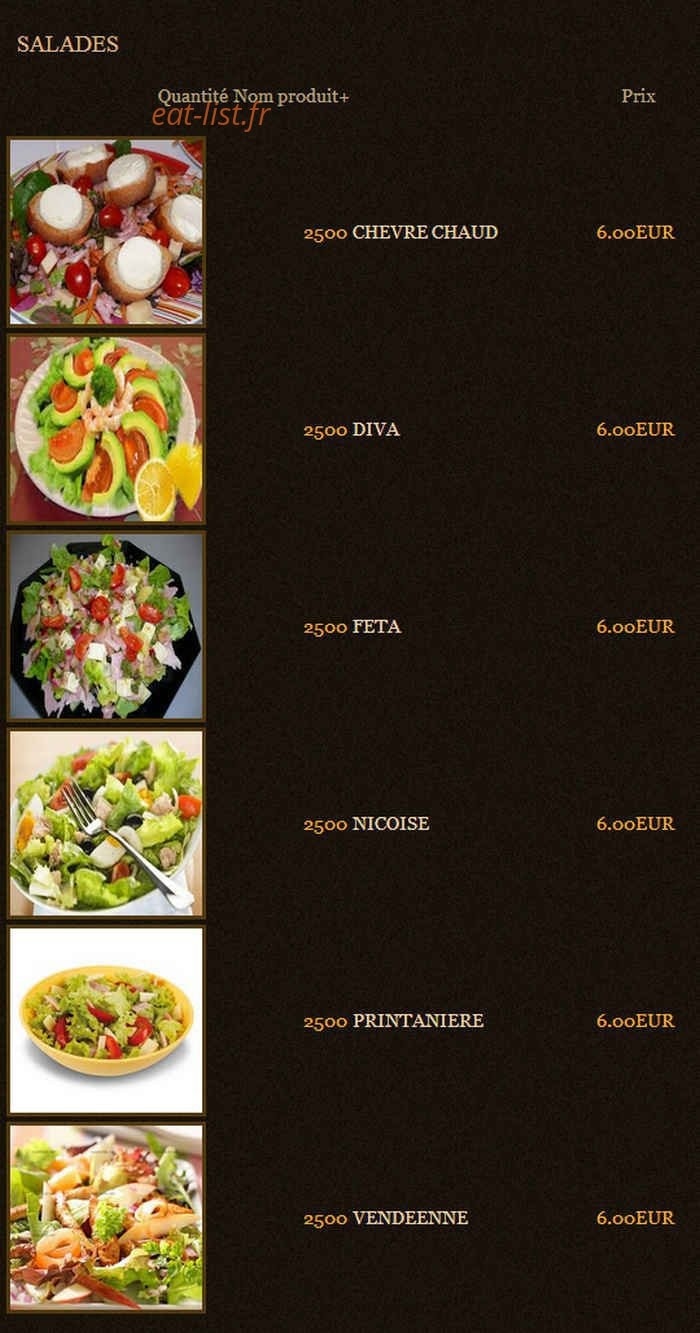 Perfetto Pizza — carte page 3