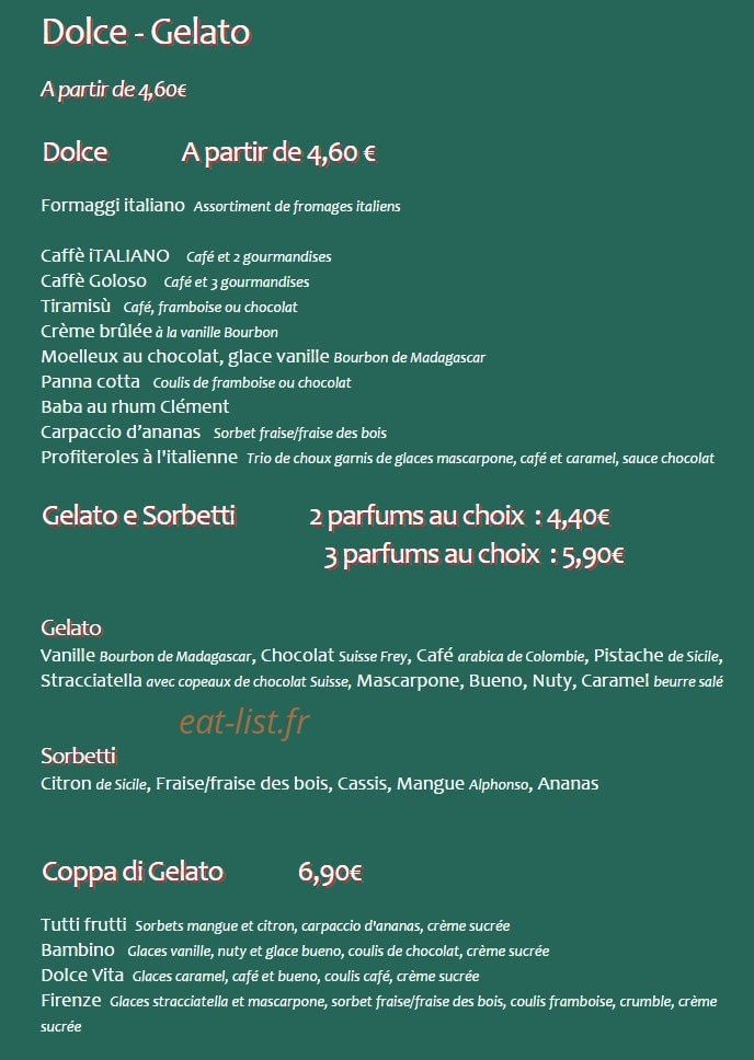 Rigatoni Café — carte page 5