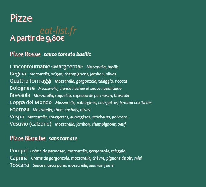 Rigatoni Café — carte page 3