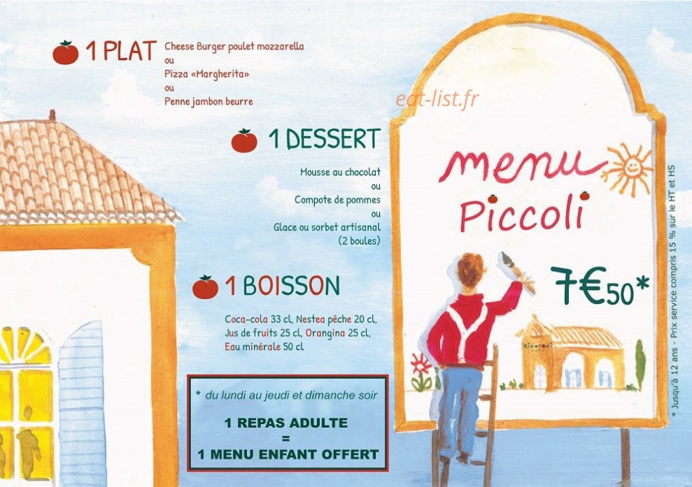 Rigatoni Café — carte page 9