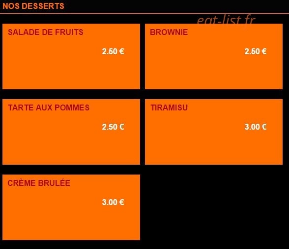 Andiamo Pizza — carte page 11