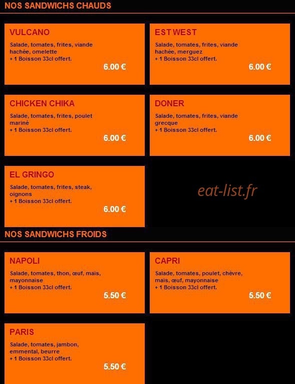 Andiamo Pizza — carte page 10
