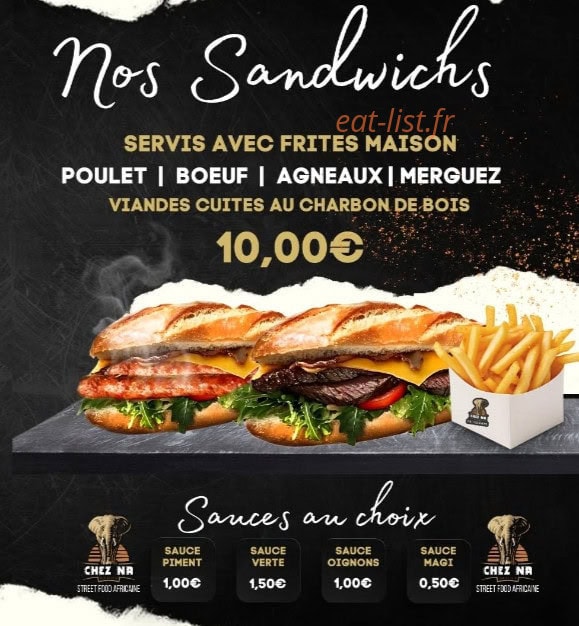 Chez Na — carte page 4
