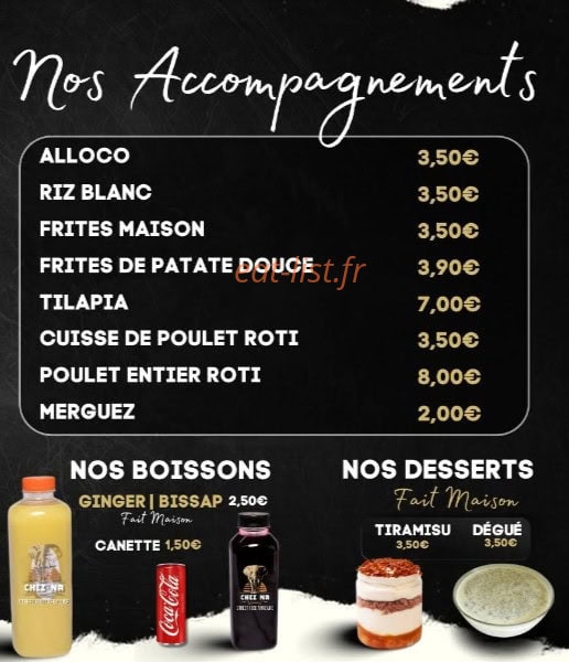 Chez Na — carte page 3