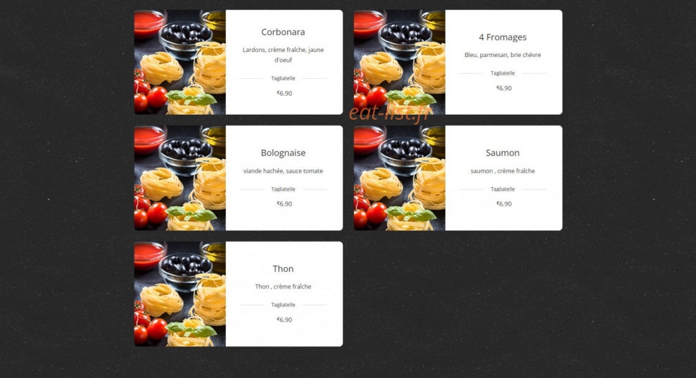 O'Croqs — carte page 6